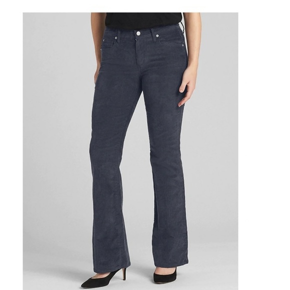 GAP Pants - NWT Gap Mid Rise Perfect Boot Cords 27L Blue v839